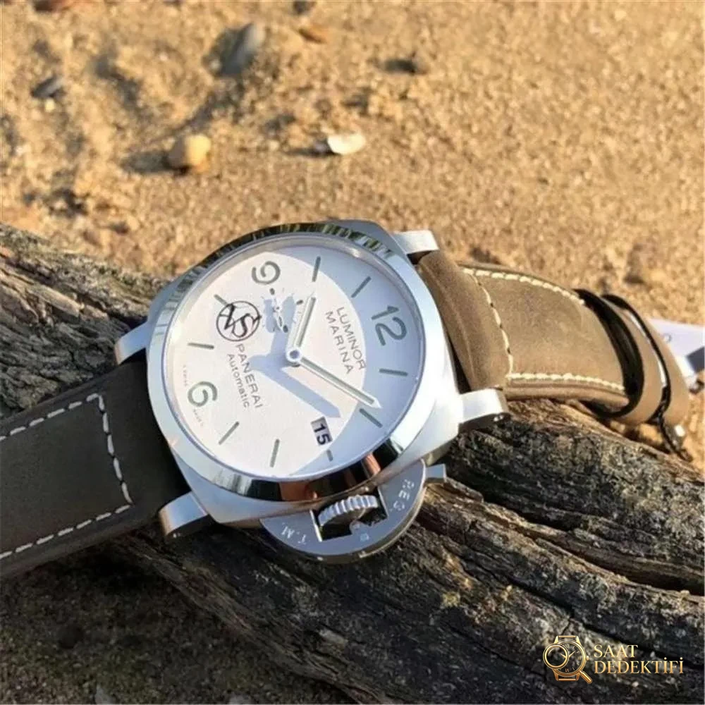 VS Factory Panerai 1314 «Beyaz Prens» minimalizm ruhlu kol saati - Makro Kadran ve İndeks İşçiliği