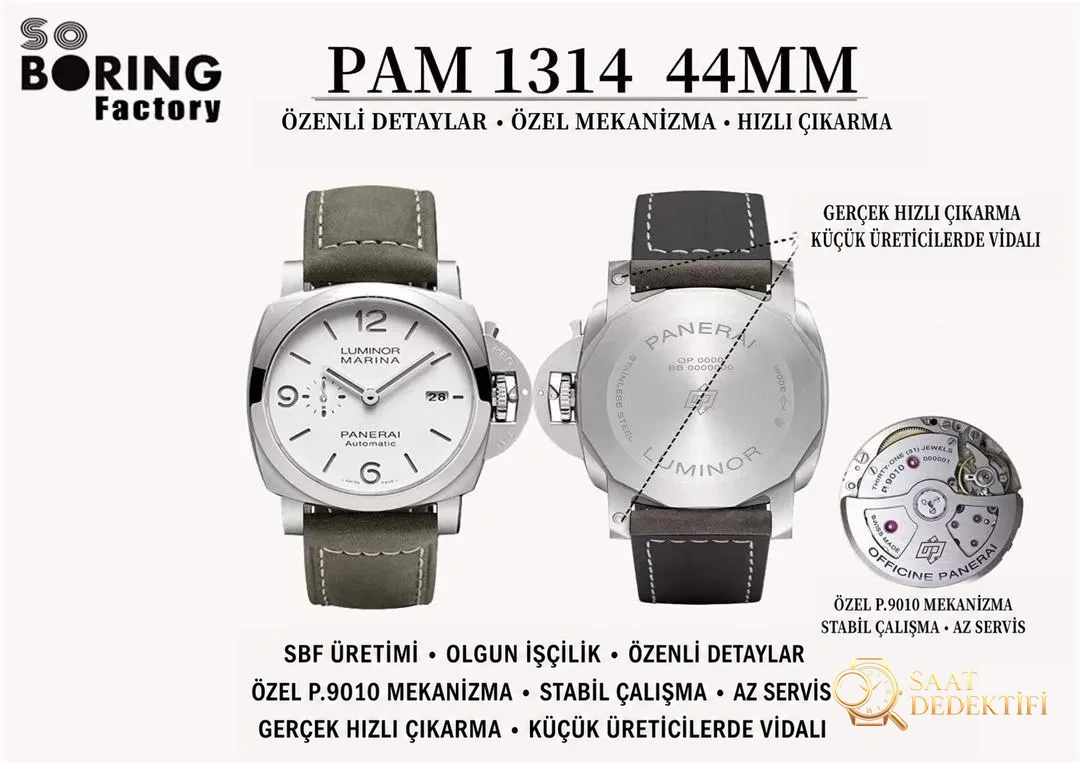 Panerai 1314 VS Factory İncelemesi - Ön Görünüm ve Kasa Tasarımı