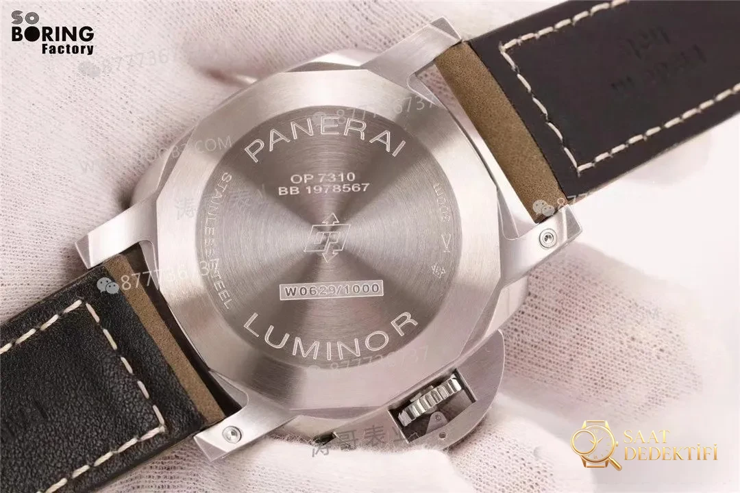 VS Factory Panerai 1314 V2 güncellenmiş, orijinaline uygun akrep ve yelkovanla artık ilk bakışta belli olmuyor - Klips Kilidi ve Lazer Damgalar