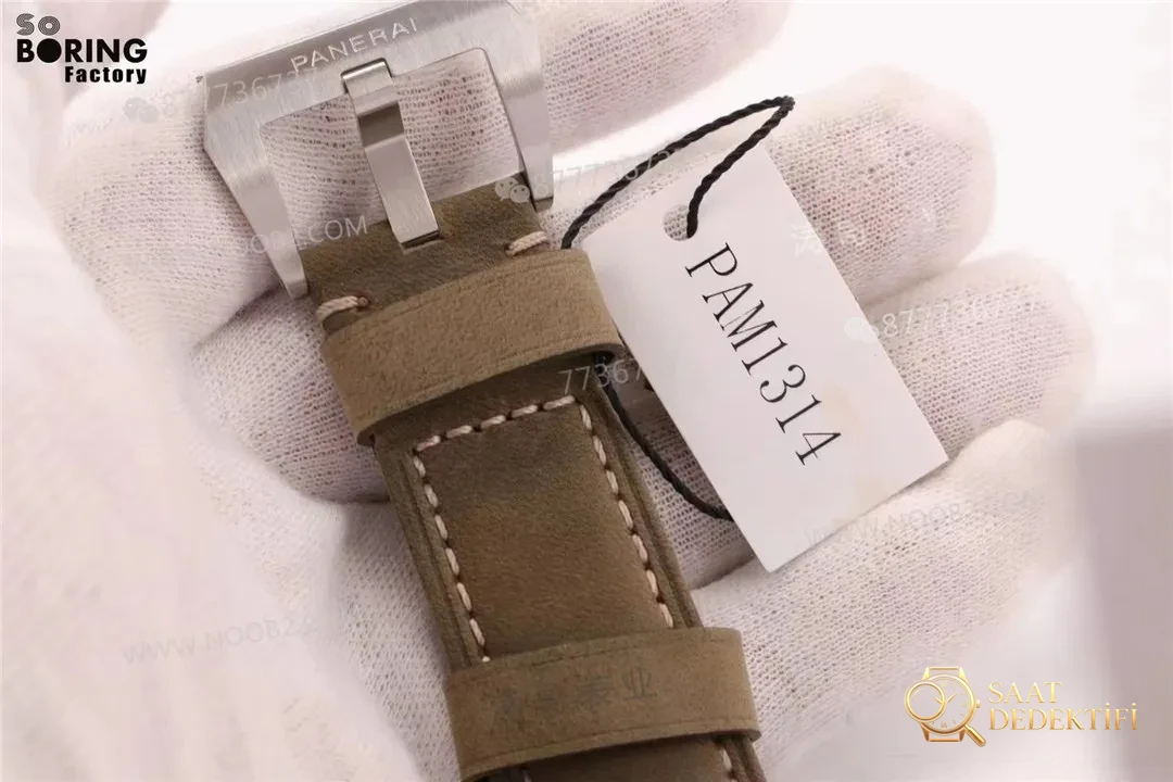 VS Factory Panerai 1314 V2 güncellenmiş, orijinaline uygun akrep ve yelkovanla artık ilk bakışta belli olmuyor - Fosfor ve Super-LumiNova Gece Görünümü