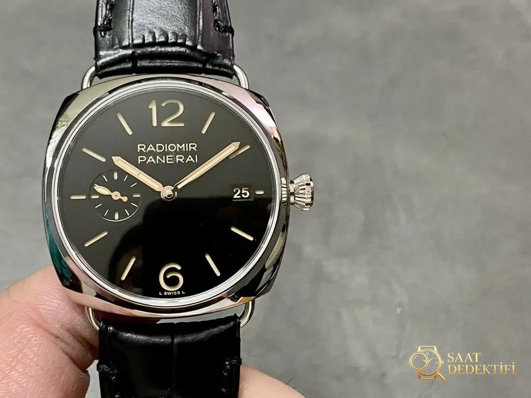 VS Factory Panerai 1386, 1294, 1292: P900 mekanizmalı, köprüsüz 40 mm kasa işçilik incelemesi - Kasa Profili ve Kurma Kolu İncelemesi