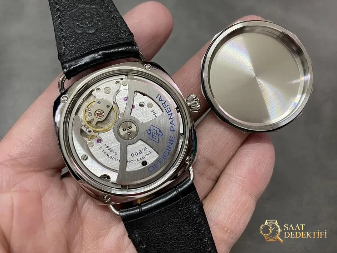 VS Factory Panerai 1386, 1294, 1292: P900 mekanizmalı, köprüsüz 40 mm kasa işçilik incelemesi - Kadran İbreleri ve Saniye Akışı