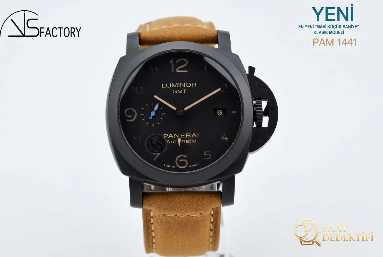 VS Factory Panerai 1441 GMT yeni ürünle senkron kapalı kasa arkası versiyonu mu? - Kadran Detayı ve Bezel İşçiliği