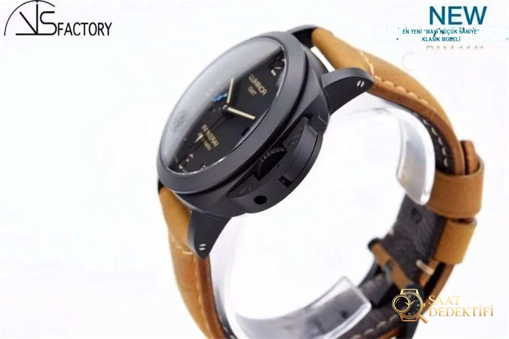 VS Factory Panerai 1441 «Seramik» En Yeni Mavi Küçük Saniye Klasik Model - Makro Kadran ve İndeks İşçiliği