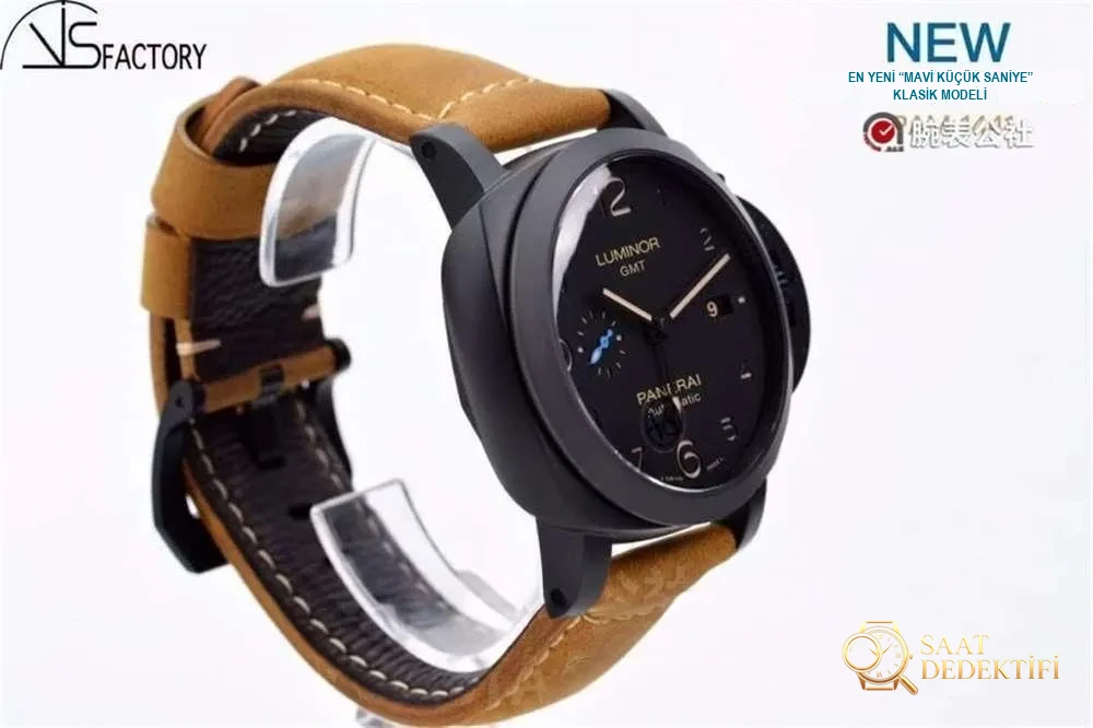 VS Factory Panerai 1441 «Seramik» En Yeni Mavi Küçük Saniye Klasik Model - Klips Kilidi ve Lazer Damgalar