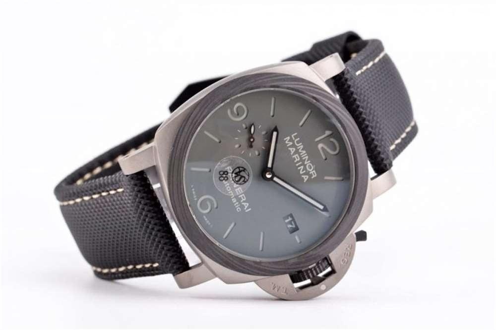 VS Factory Panerai 1662 «Kumlanmış Titanyum Kasa» 44 mm Duman Grisi Kadranlı Saat Detaylı İncelemesi — 2. fotoğraf