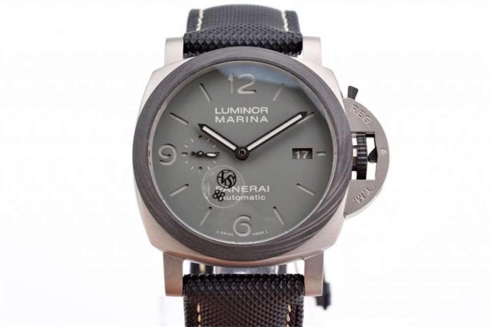 VS Factory Panerai 1662 «Kumlanmış Titanyum Kasa» 44 mm Duman Grisi Kadranlı Saat Detaylı İncelemesi — 3. fotoğraf
