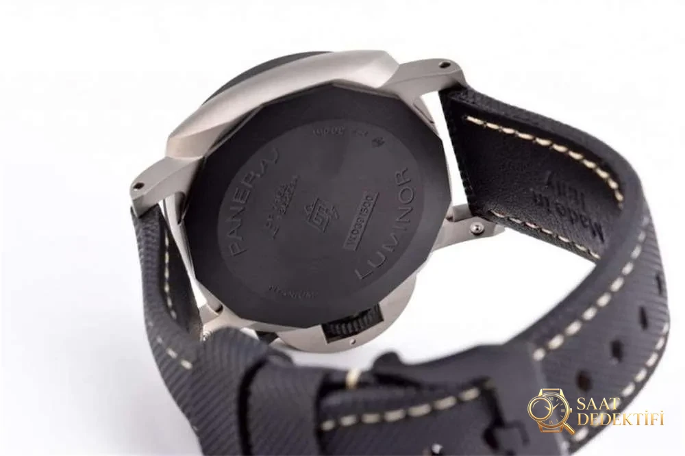 VS Factory Panerai 1662 «Kumlanmış Titanyum Kasa» 44 mm Duman Grisi Kadranlı Saat Detaylı İncelemesi - Makro Kadran ve İndeks İşçiliği