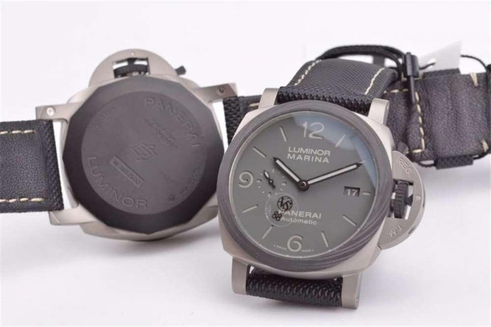 VS Factory Panerai 1662 «Kumlanmış Titanyum Kasa» 44 mm Duman Grisi Kadranlı Saat Detaylı İncelemesi — 13. fotoğraf