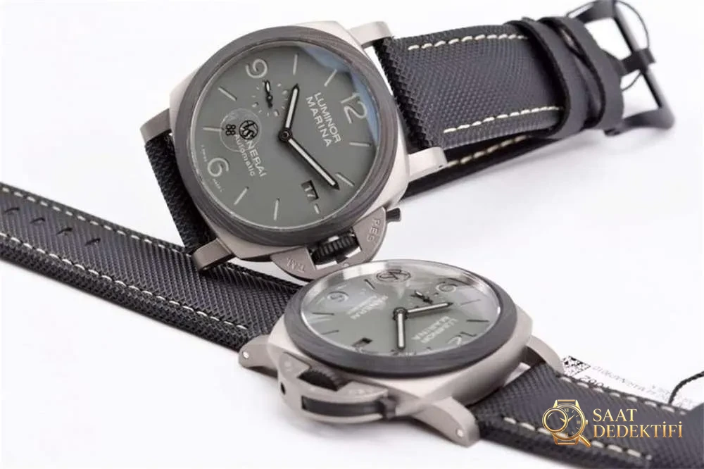 VS Factory Panerai 1662 «Kumlanmış Titanyum Kasa» 44 mm Duman Grisi Kadranlı Saat Detaylı İncelemesi - Tepe Koruması ve Ayar Fonksiyonu