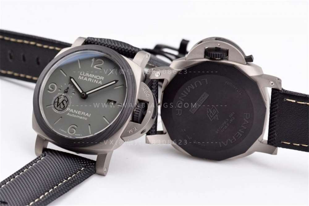 VS Factory Panerai 1662 «Kumlanmış Titanyum Kasa» 44 mm Duman Grisi Kadranlı Saat Detaylı İncelemesi — 16. fotoğraf