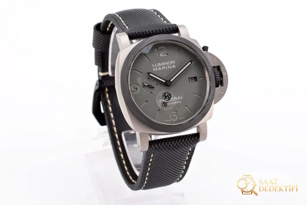 VS Factory Panerai 1662 sessiz ama iddialı gri kadran - Kasa Profili ve Kurma Kolu İncelemesi