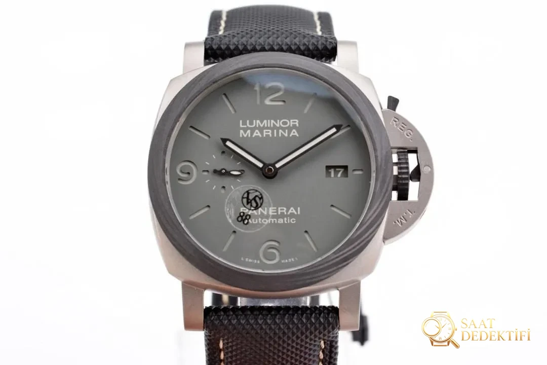 VS Factory Panerai 1662 sessiz ama iddialı gri kadran - Makro Kadran ve İndeks İşçiliği