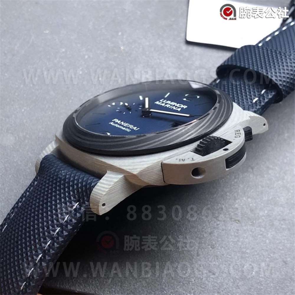 VS Factory Panerai 1663 «Fibratech Karbon Fiber Malzeme» Dumanlı Mavi Kadran İlk İnceleme — 4. fotoğraf