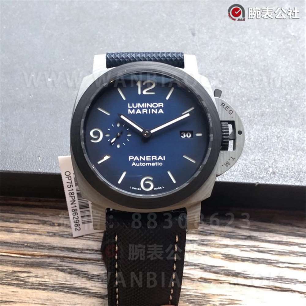 VS Factory Panerai 1663 «Fibratech Karbon Fiber Malzeme» Dumanlı Mavi Kadran İlk İnceleme — 10. fotoğraf