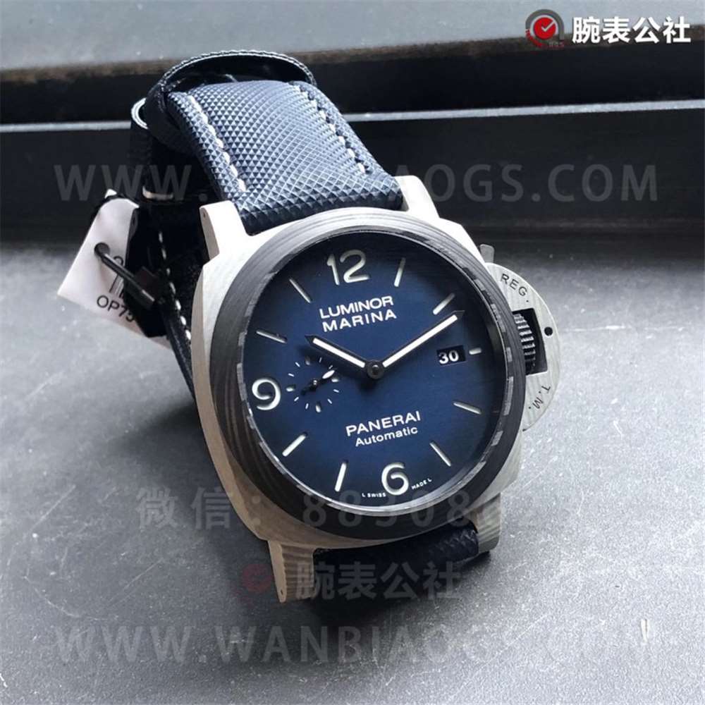 VS Factory Panerai 1663 «Fibratech Karbon Fiber Malzeme» Dumanlı Mavi Kadran İlk İnceleme — 11. fotoğraf