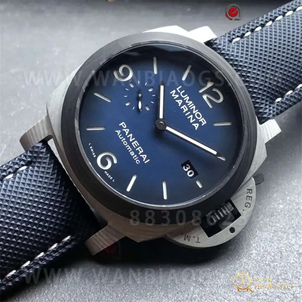 VS Factory Panerai 1663 «Fibratech Karbon Fiber Malzeme» Dumanlı Mavi Kadran İlk İnceleme - Kasa Çeliği ve Polisaj Kalitesi