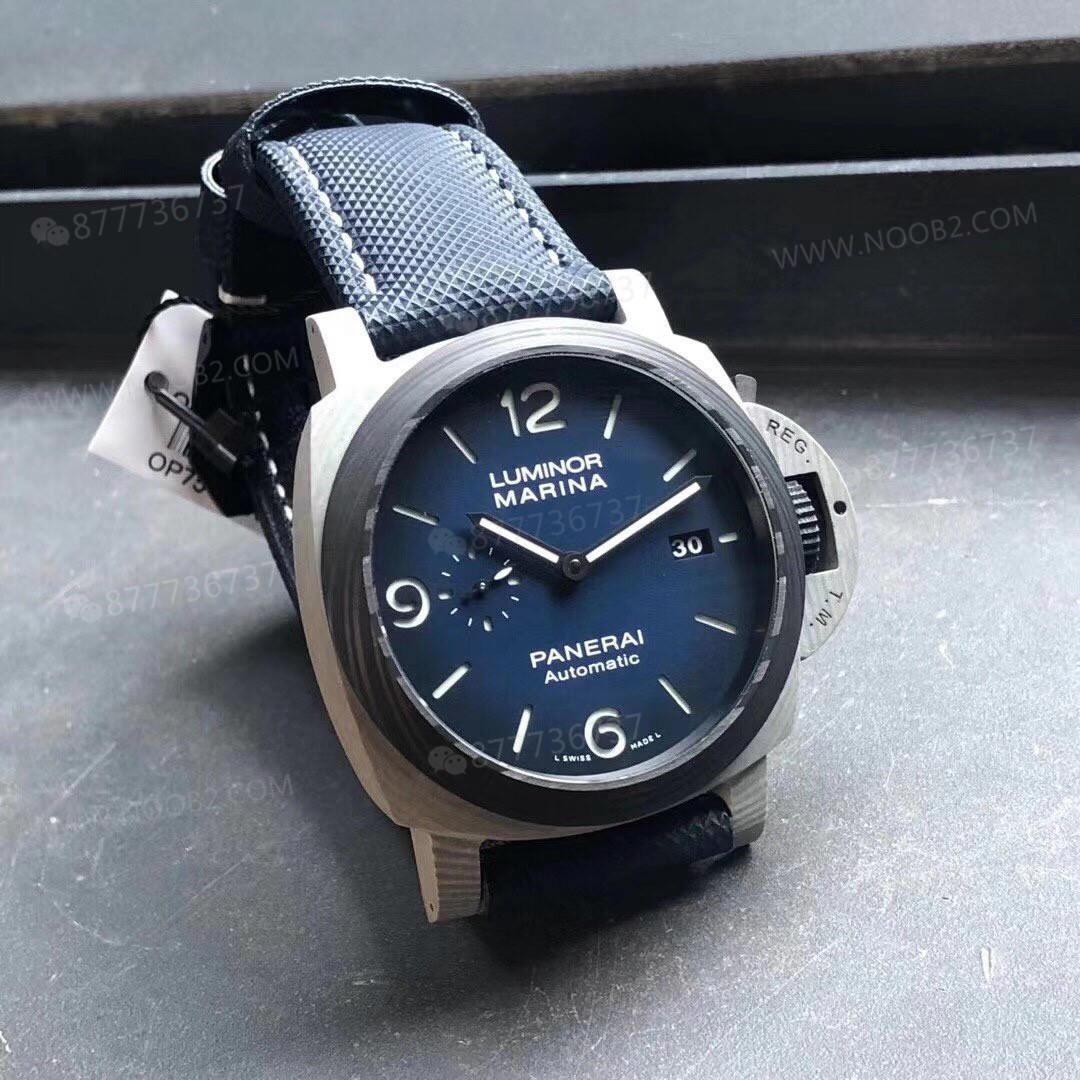 VS Factory Panerai 1663 Karbon Fiber Dumanlı Mavi Kadranlı Saat Gerçek Çekim İncelemesi — 2. fotoğraf