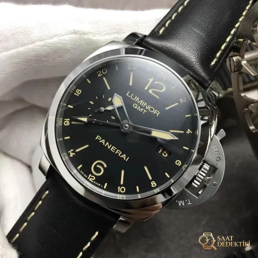 VS Factory Panerai 531 GMT çift zaman dilimi saat incelemesi - Kadran Detayı ve Bezel İşçiliği