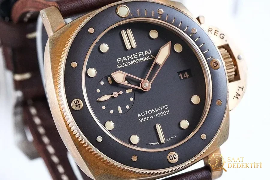 VS Factory Panerai 968 Replika Kol Saati - VS Watch - Kadran Detayı ve Bezel İşçiliği