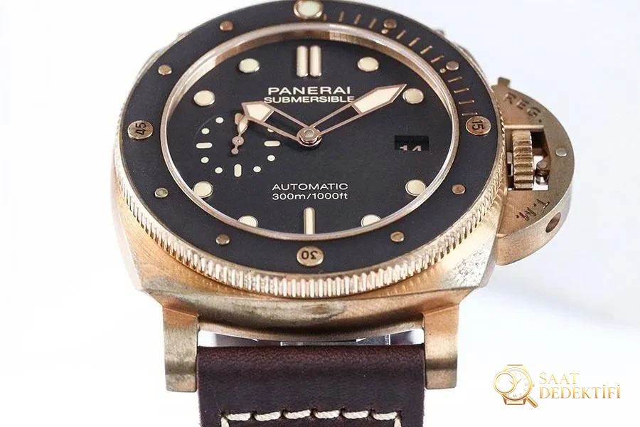 VS Factory Panerai 968 Replika Kol Saati - VS Watch - Fosfor ve Super-LumiNova Gece Görünümü