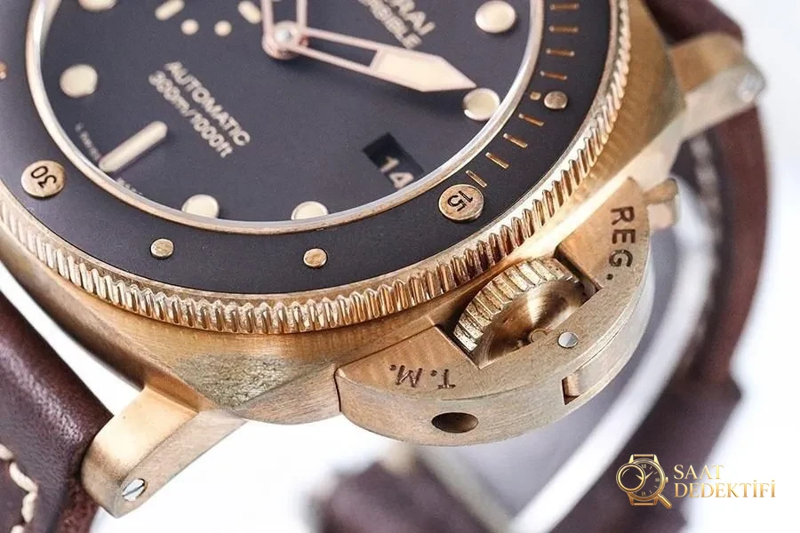 VS Factory Panerai 968 Replika Kol Saati - VS Watch - Mekanizma Zemberek ve Balans Detayı