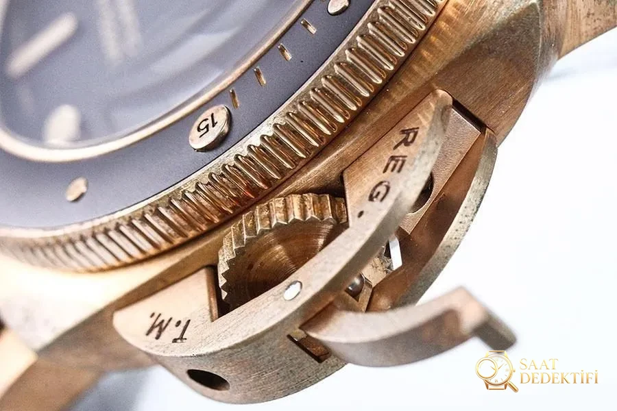 VS Factory Panerai 968 Replika Kol Saati - VS Watch - Yan Profil ve Kordon Bağlantısı