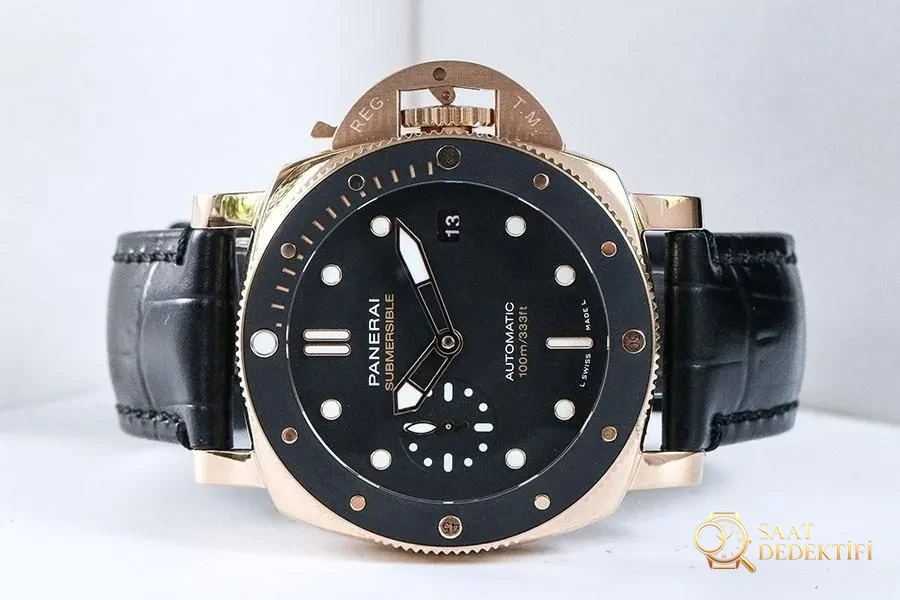 VS Factory Panerai 974 replika kol saati - VS saat - Kadran Detayı ve Bezel İşçiliği