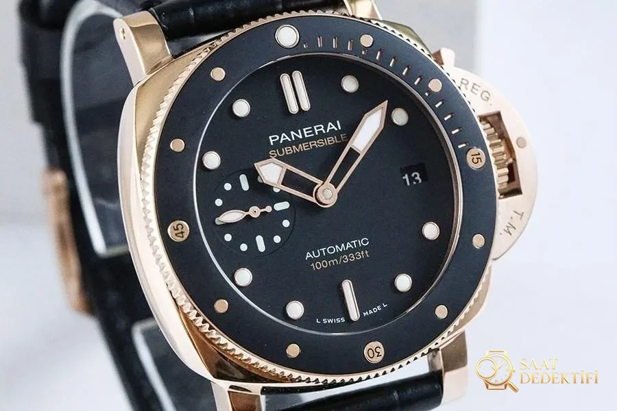 VS Factory Panerai 974 replika kol saati - VS saat - Kasa Profili ve Kurma Kolu İncelemesi