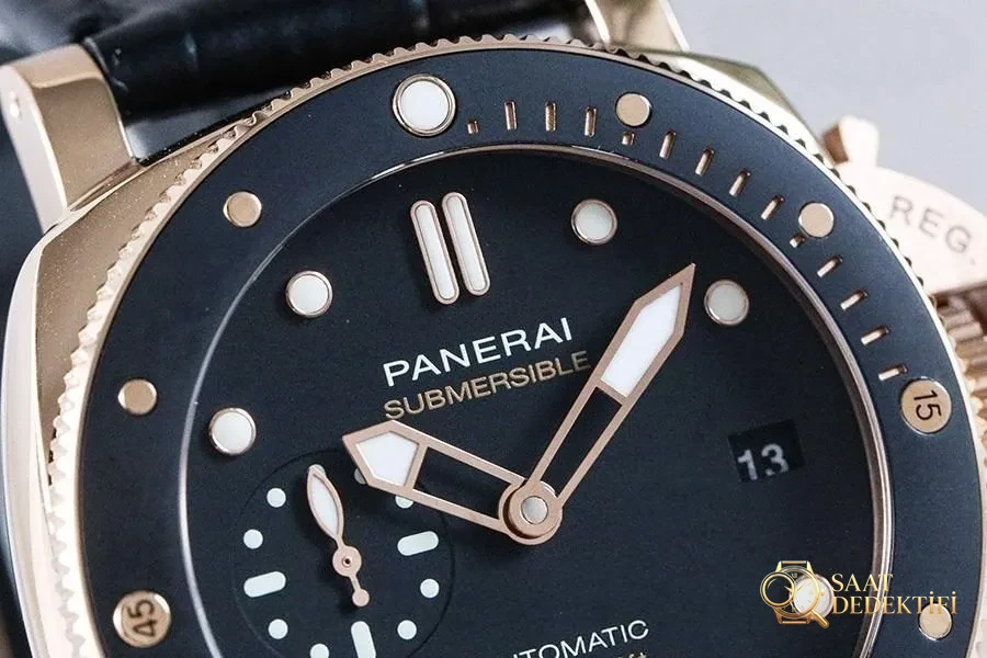 VS Factory Panerai 974 replika kol saati - VS saat - Arka Kapak ve Mekanizma Detayı