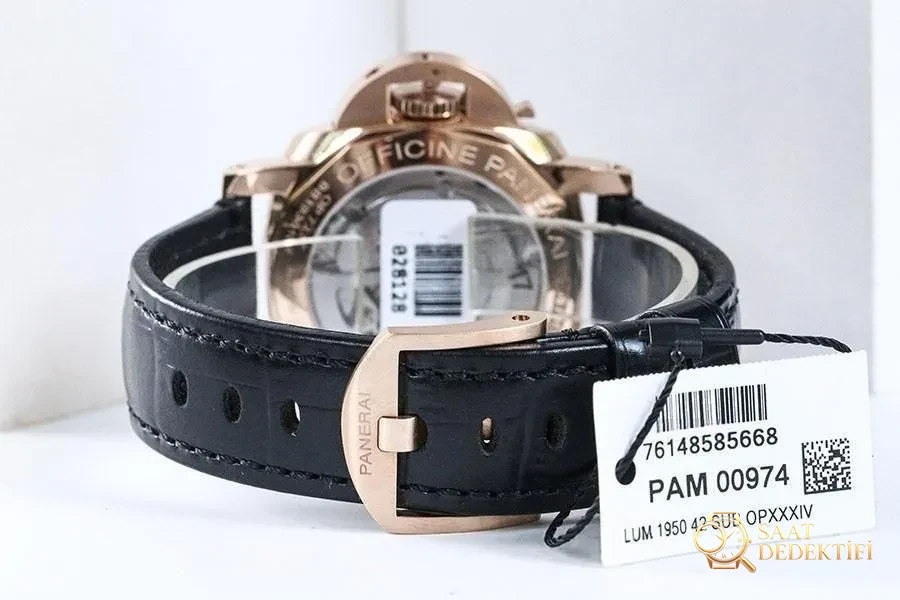 VS Factory Panerai 974 replika kol saati - VS saat - Fosfor ve Super-LumiNova Gece Görünümü