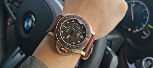 VS Factory Panerai bronz PAM968 kol saati: erkeklere özgü bir karizmanın incelemesi — 2. fotoğraf