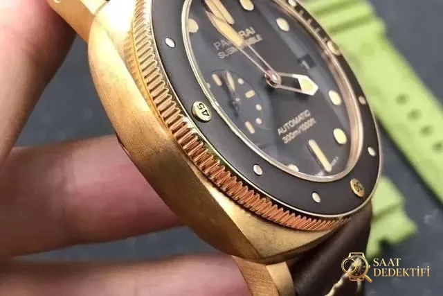 VS Factory Panerai bronz PAM968 kol saati: erkeklere özgü bir karizmanın incelemesi - Bilezik, Toka ve Klips Mekanizması