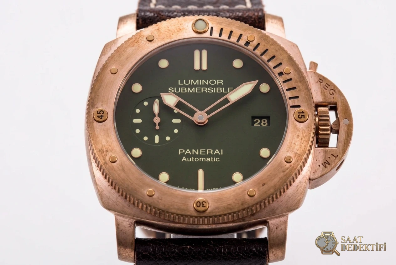 VS Factory Panerai Luminor Submersible Bronzo PAM 382 Söküm ve Parça İncelemesi - Makro Laboratuvar ve Detay İncelemesi