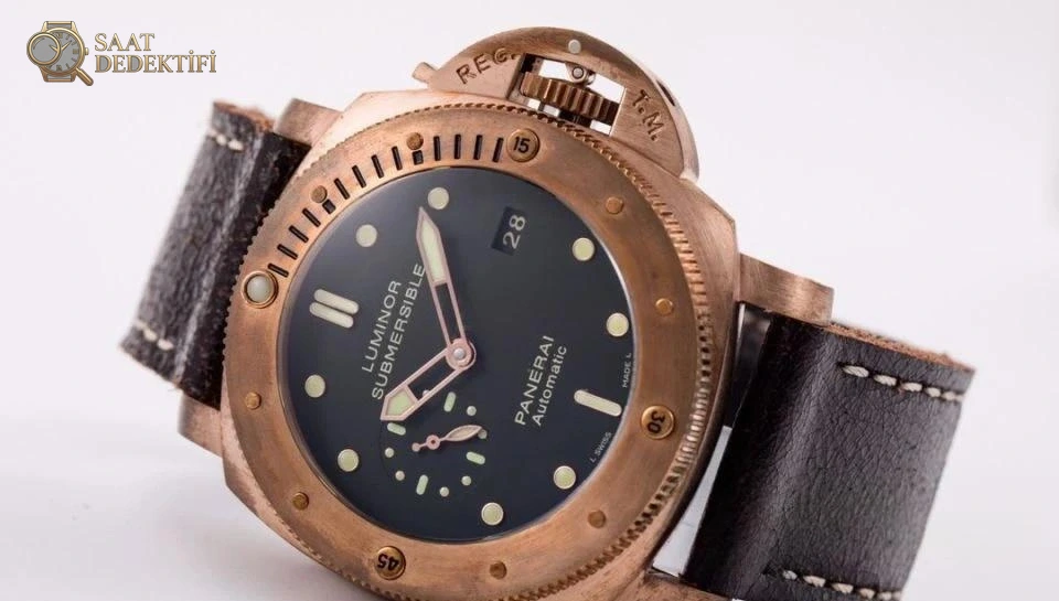 VS Factory Panerai Luminor Submersible Bronzo PAM 382 Söküm ve Parça İncelemesi - Makro Laboratuvar ve Detay İncelemesi