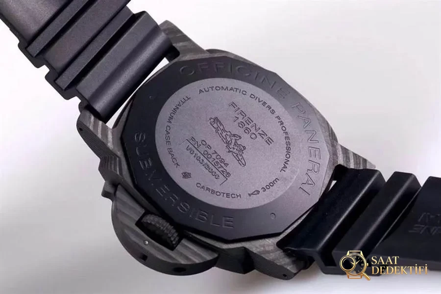 VS Factory Panerai karbon fiber 1616 replika saat nasıl? - Kasa Profili ve Kurma Kolu İncelemesi