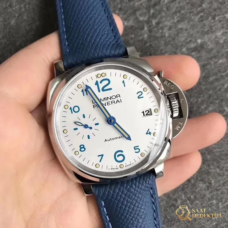 VS Factory Panerai LUMINOR DUE Serisi PAM00906 Saat İncelemesi - Kasa Profili ve Kurma Kolu İncelemesi