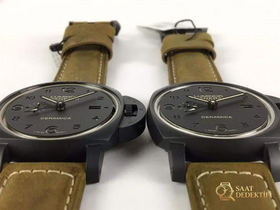 VS Factory Panerai orijinal karşılaştırması - PAM00441 - Fosfor ve Super-LumiNova Gece Görünümü