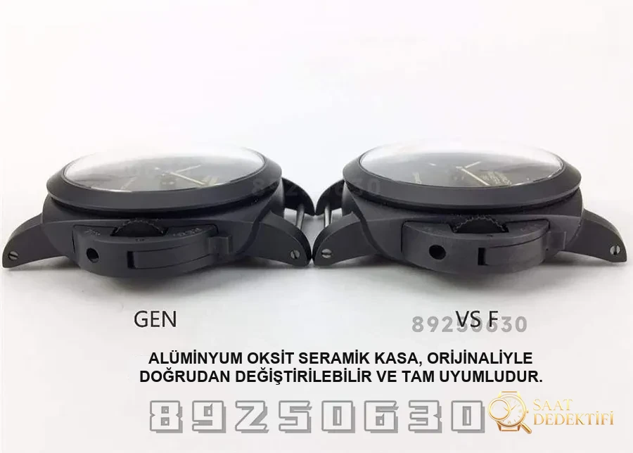 VS Factory Panerai orijinal karşılaştırması - PAM00441 - Bilezik Bakla Ayrımı ve Pim Yapısı