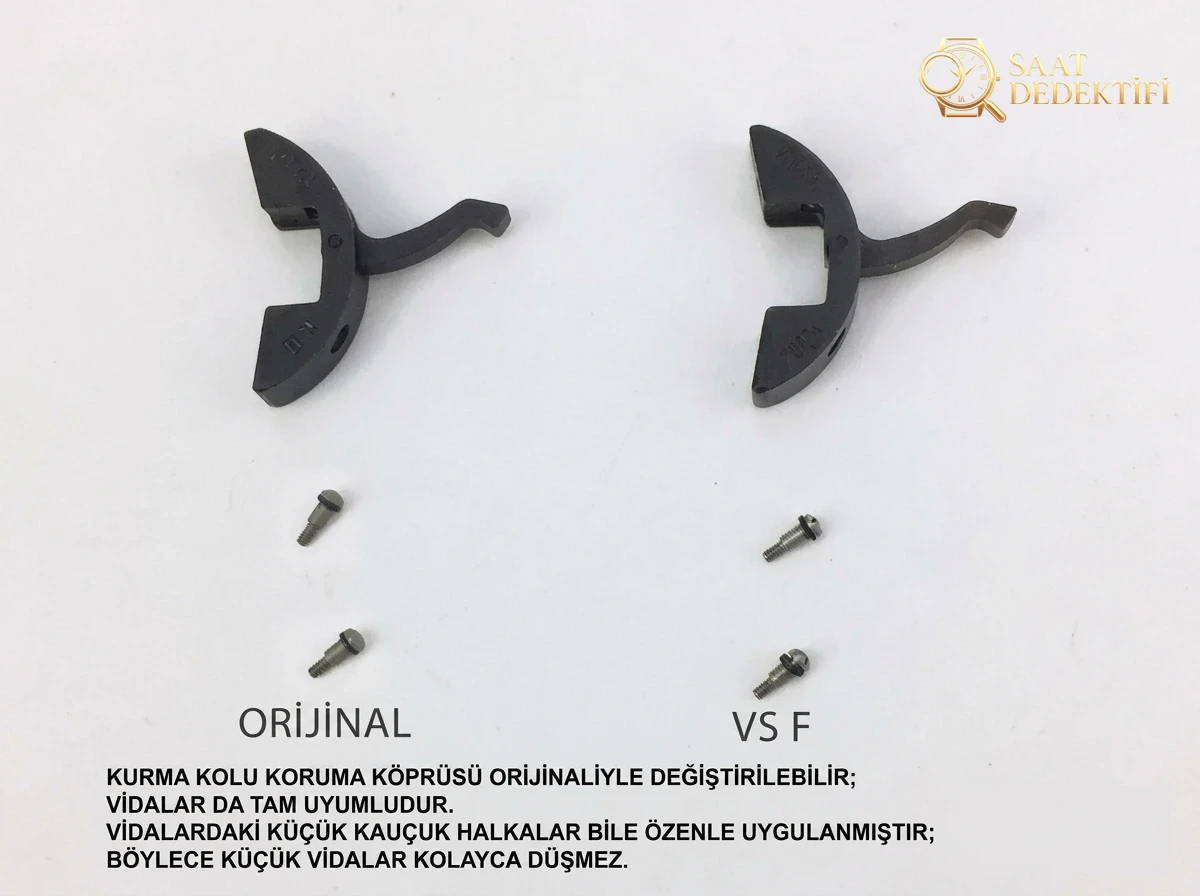 VS Factory Panerai orijinal karşılaştırması - PAM00441 - Kadran İbreleri ve Saniye Akışı
