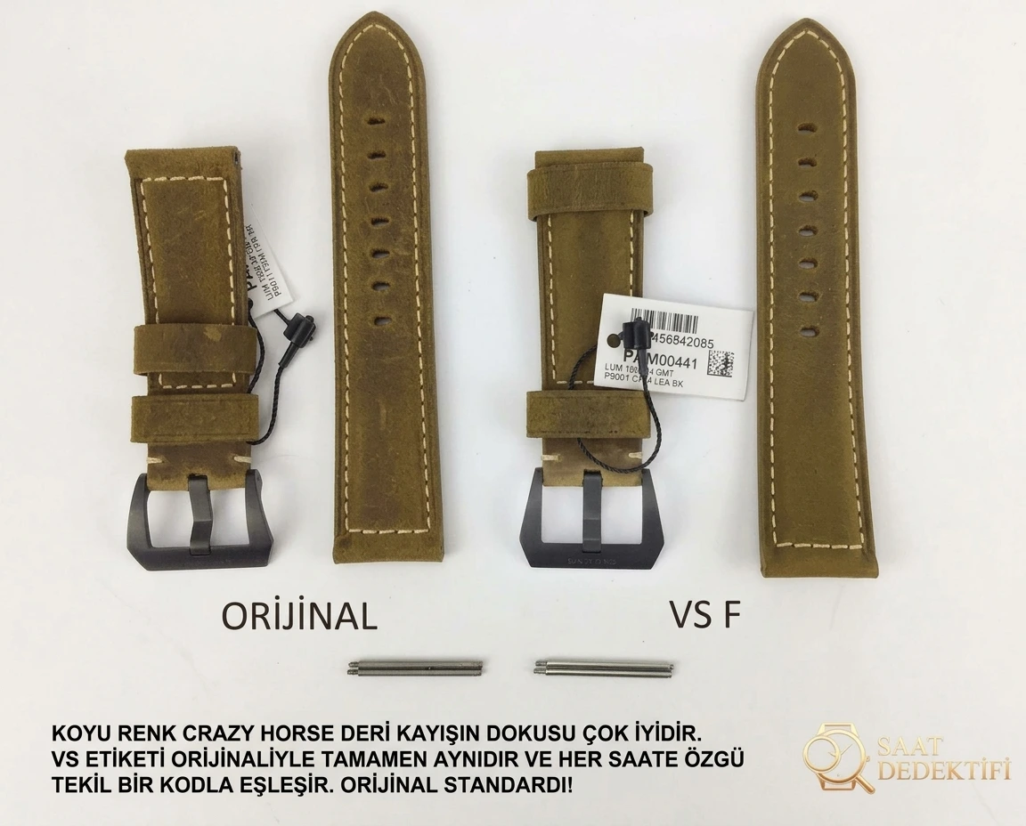 VS Factory Panerai orijinal karşılaştırması - PAM00441 - Mekanizma Çark Dizilimi ve Taş Yatakları