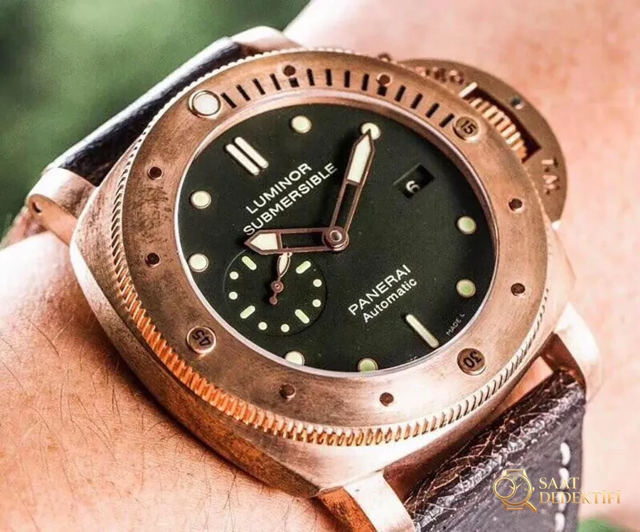 VS Factory Panerai PAM00382 bronz malzemeli saat incelemesi - Kadran Detayı ve Bezel İşçiliği