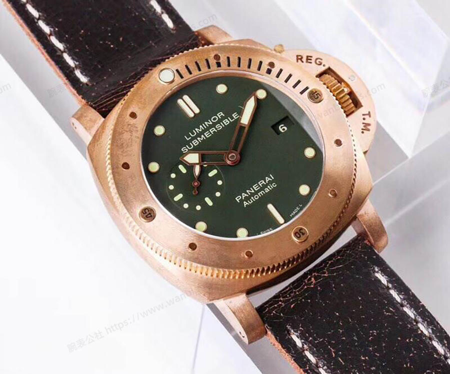 VS Factory Panerai PAM00382 bronz malzemeli saat incelemesi — 4. fotoğraf