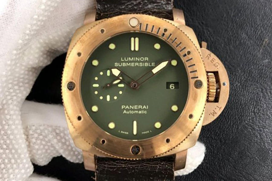 VS Factory Panerai PAM00382 bronz malzemeli saat incelemesi — 5. fotoğraf