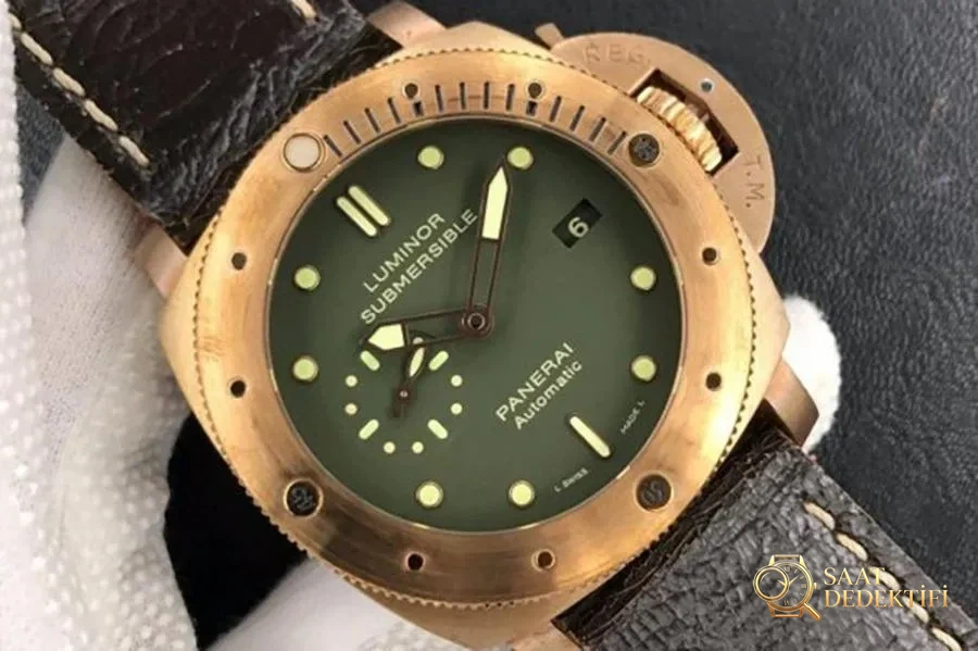 VS Factory Panerai PAM00382 bronz malzemeli saat incelemesi - Makro Kadran ve İndeks İşçiliği
