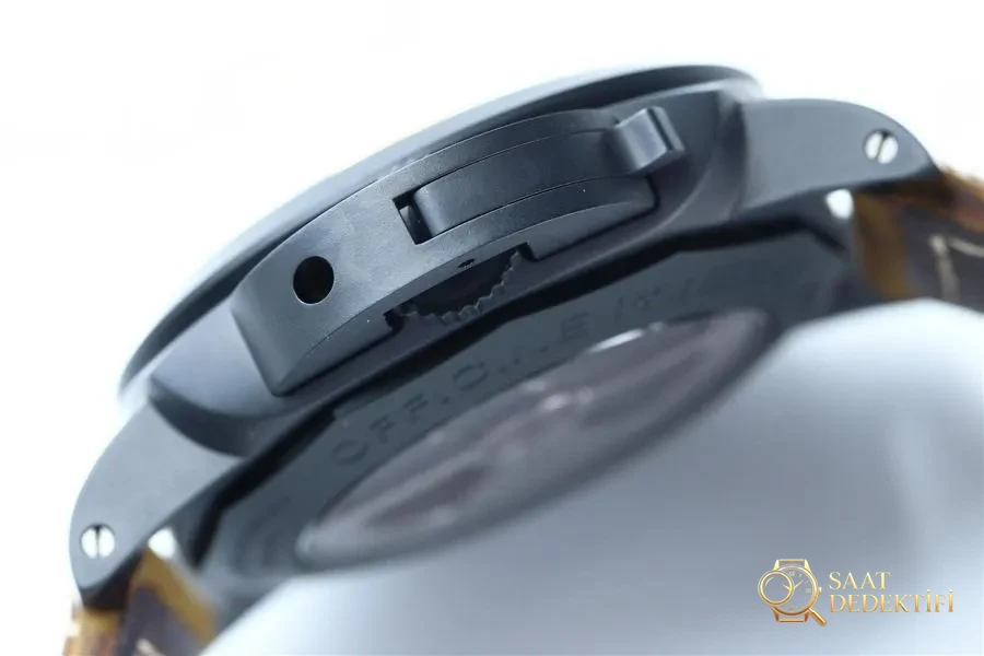 VS Factory Panerai PAM00441 Seramik Klasik Model Kol Saati - Kasa Profili ve Kurma Kolu İncelemesi
