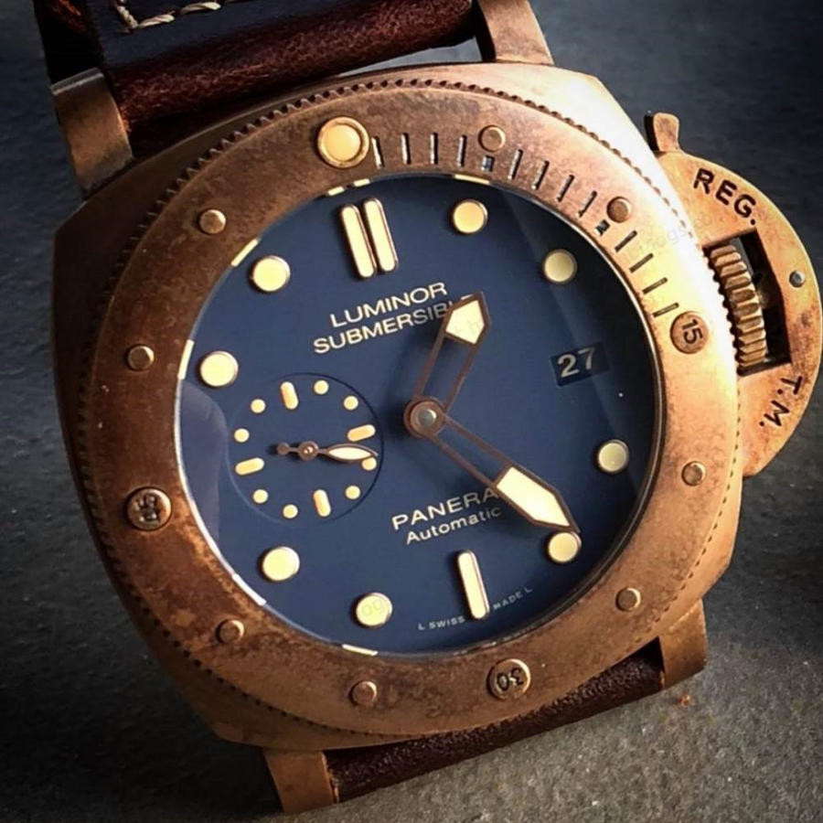 VS Factory Panerai PAM00671 «Bronz Retro» Saat İncelemesi — 1. fotoğraf