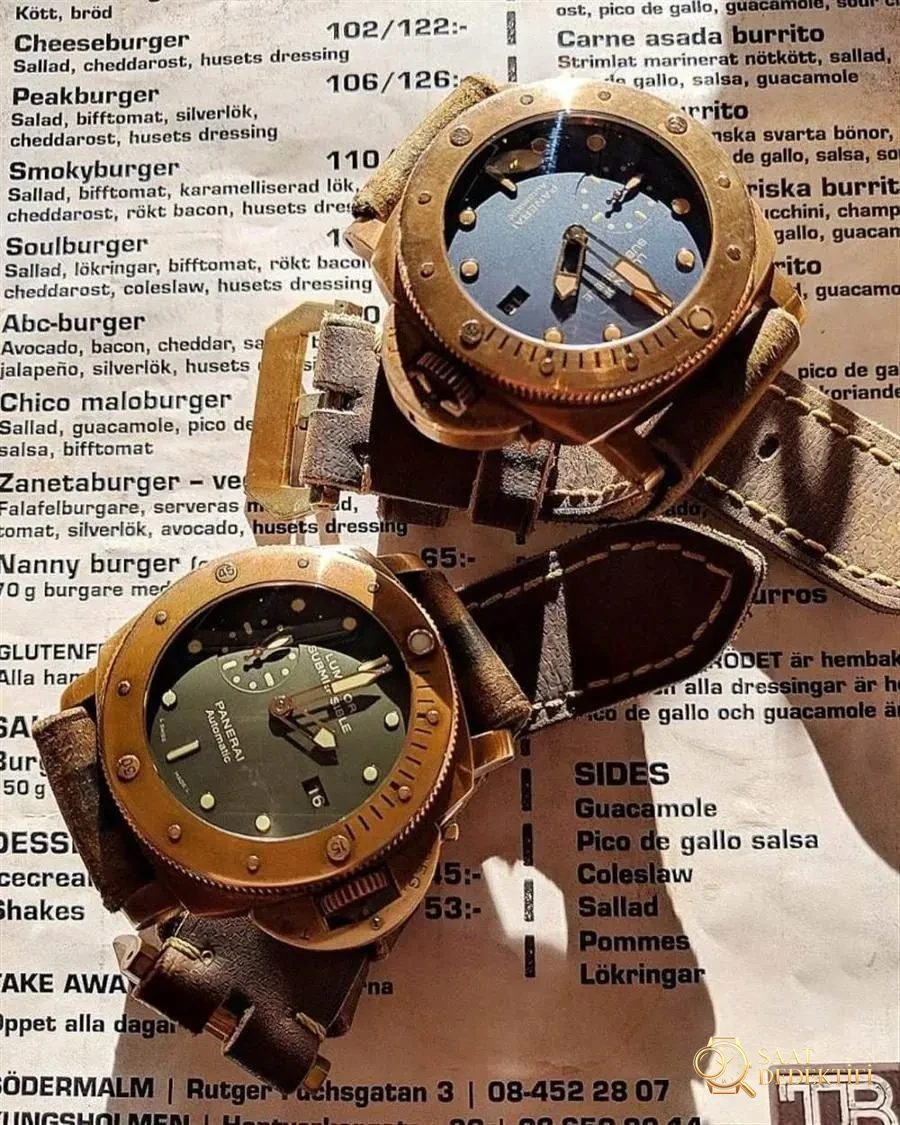 VS Factory Panerai PAM00671 «Bronz Retro» Saat İncelemesi - Makro Kadran ve İndeks İşçiliği