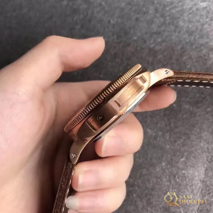 VS Factory Panerai PAM00671 «Bronz Retro» Saat İncelemesi - Mekanizma Zemberek ve Balans Detayı