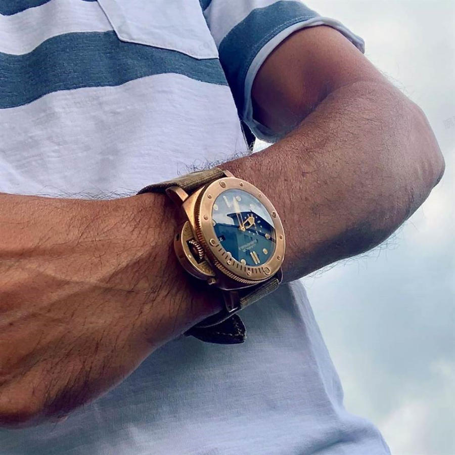 VS Factory Panerai PAM00671 «Bronz Retro» Saat İncelemesi — 12. fotoğraf